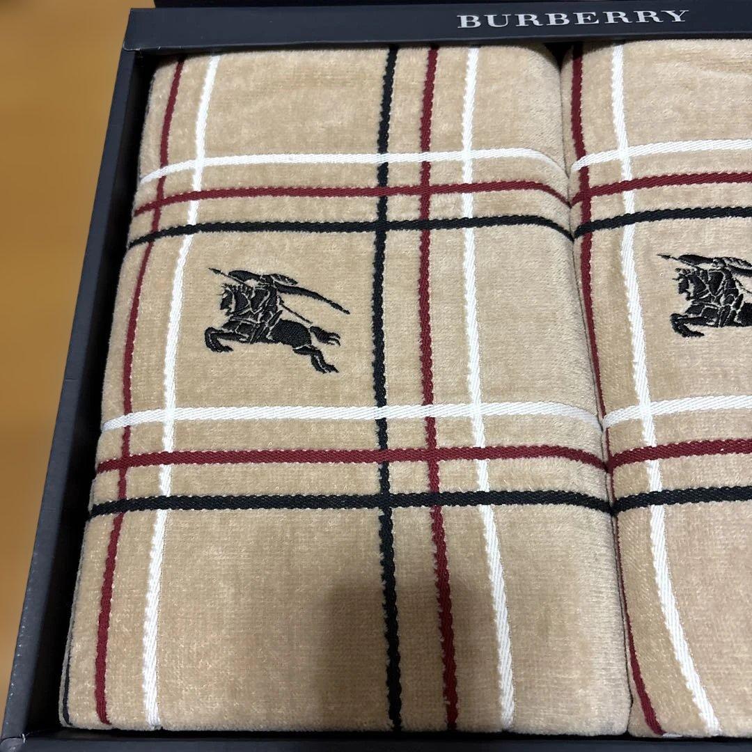 新品BURBERRY チェック柄 タオルケット 140x190cm - メルカリ
