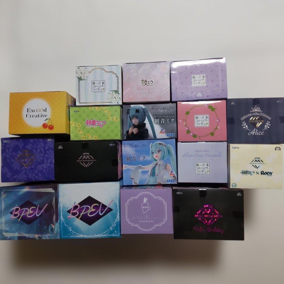 初音ミク 桜ミク プライズ景品 フィギュア 17体セット