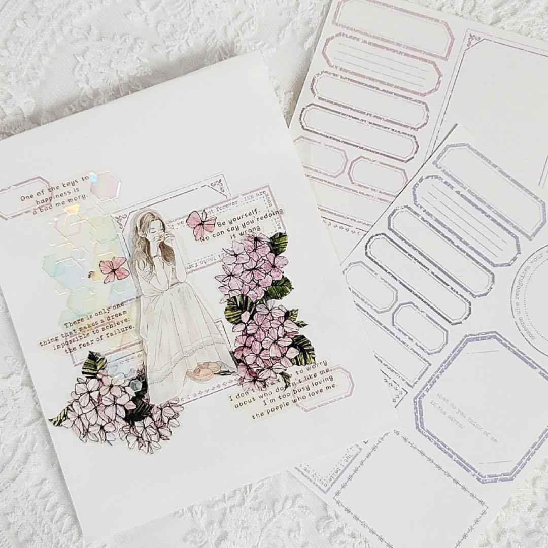 コラージュ素材 紙もの 素材紙 【1429】