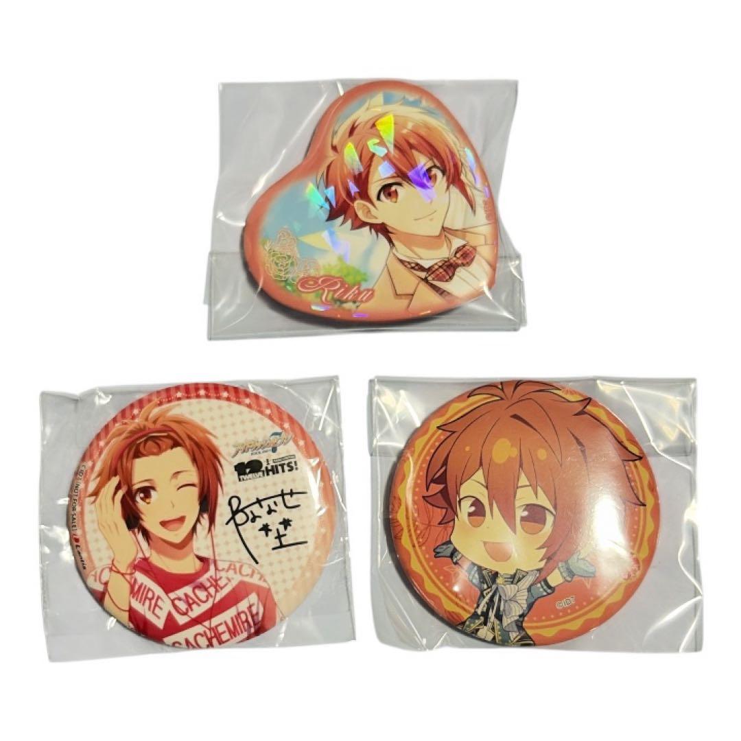 129】アイナナ ハート 缶バッジ 七瀬陸 マリマリ まとめ売り - メルカリ