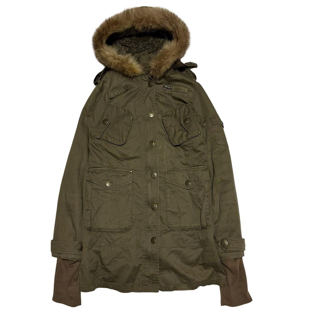 00s gimmick fur jacket Y2K お兄系 平成初期 ギャル男