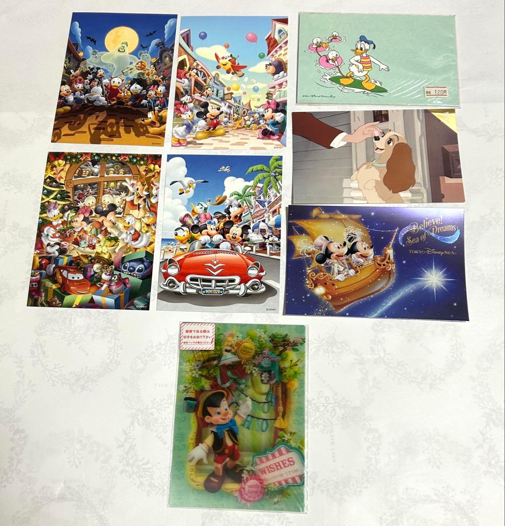 ディズニーストア 非売品 ポストカード ピノキオ 立体ポストカード 他