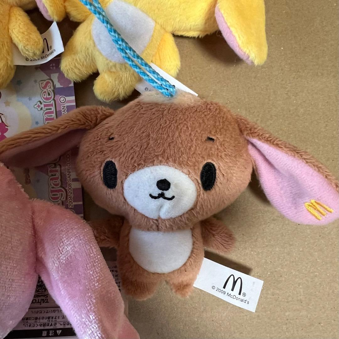 サンリオ シュガーバニーズ ぬいぐるみ しろうさ くろうさ