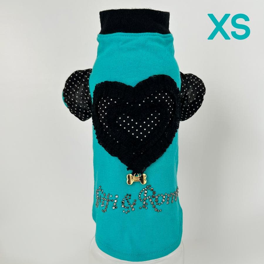 Fifi&Romeo フィフィ＆ロメオ 【XS】水玉ドットハートカットソー