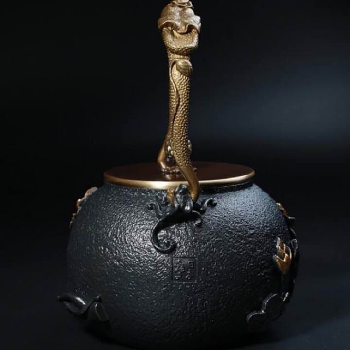 鉄器 急須 伝統工芸 手作り 鉄分補給 鉄瓶　SY-006