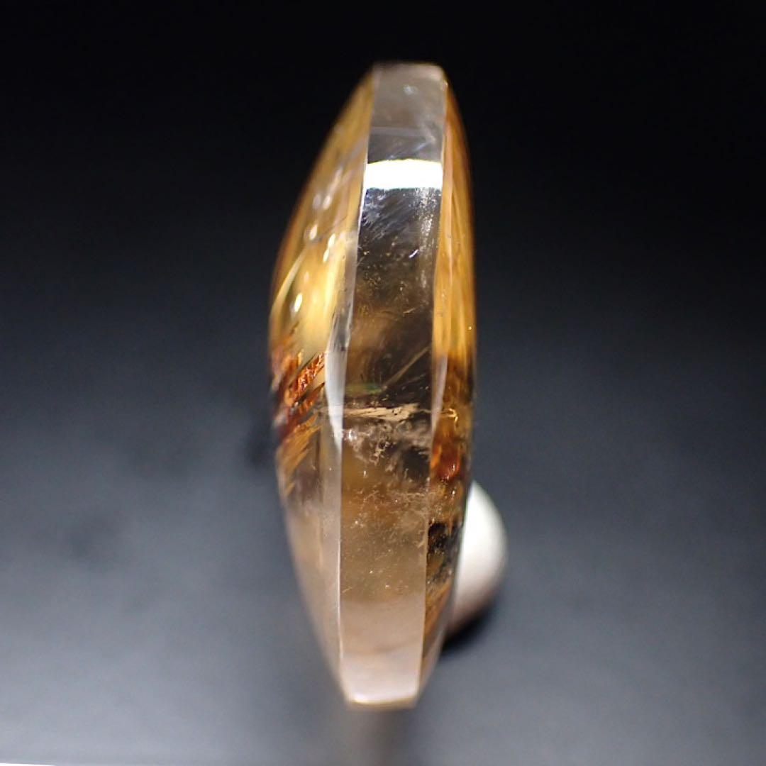 ルチルクォーツ 太陽放射 8.0mm 天然石 卸売 ブラジル産 高品質ルチル