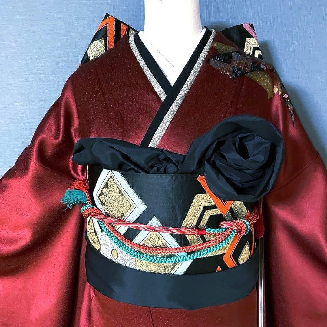 振袖フルセット 高身長 手描き友禅 成人式振袖 振袖 裄丈68 コシノ