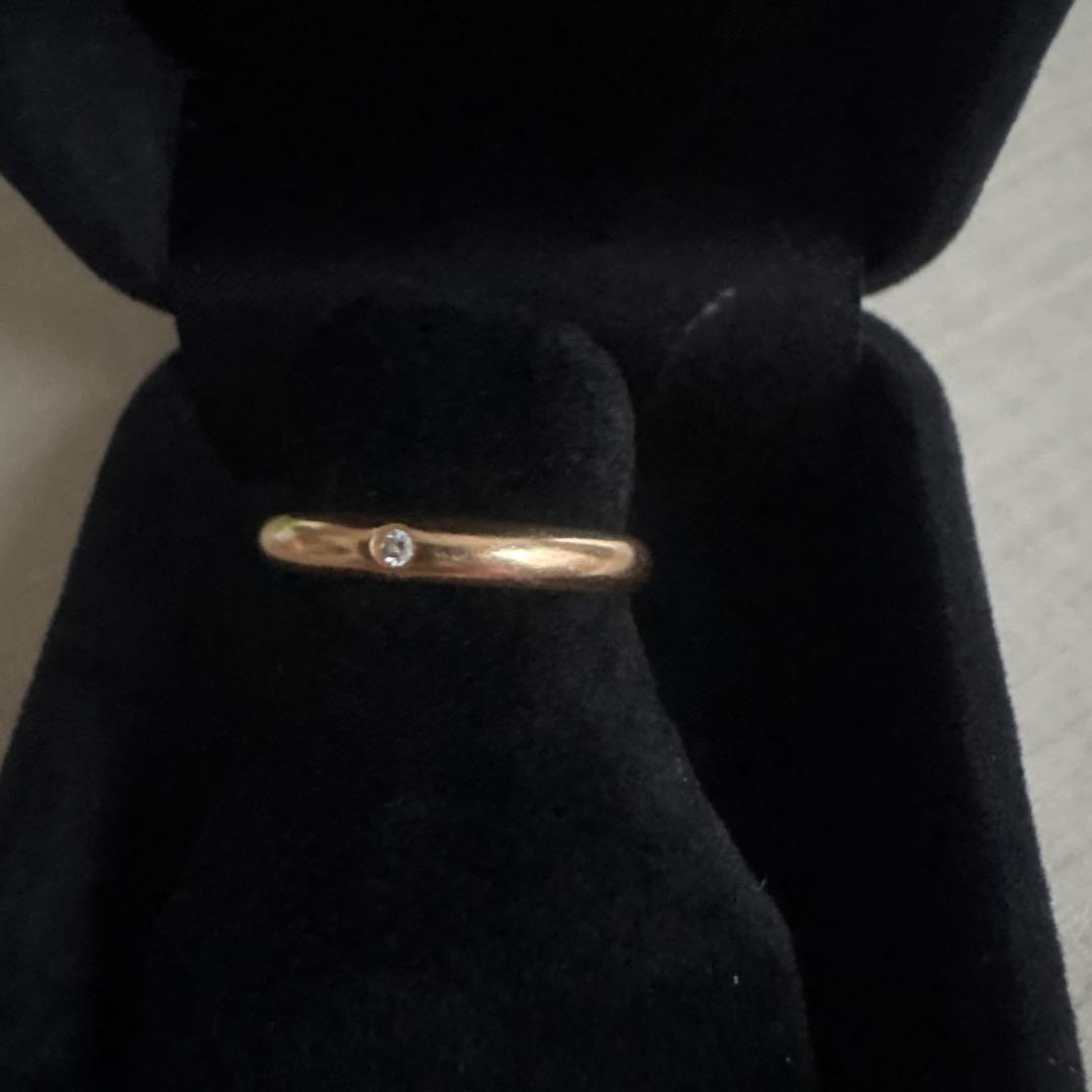 Cartier ゴールドリング サイズ49 ダイヤモンド付き