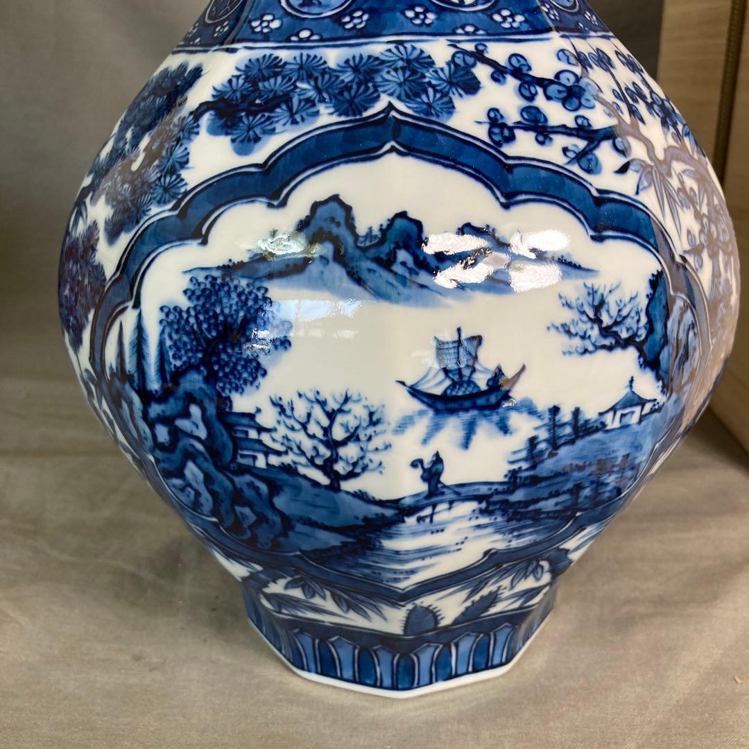 源右衛門】古伊万里の伝統 日本の名窯 舘林源右衛門作 祥瑞手松竹梅文