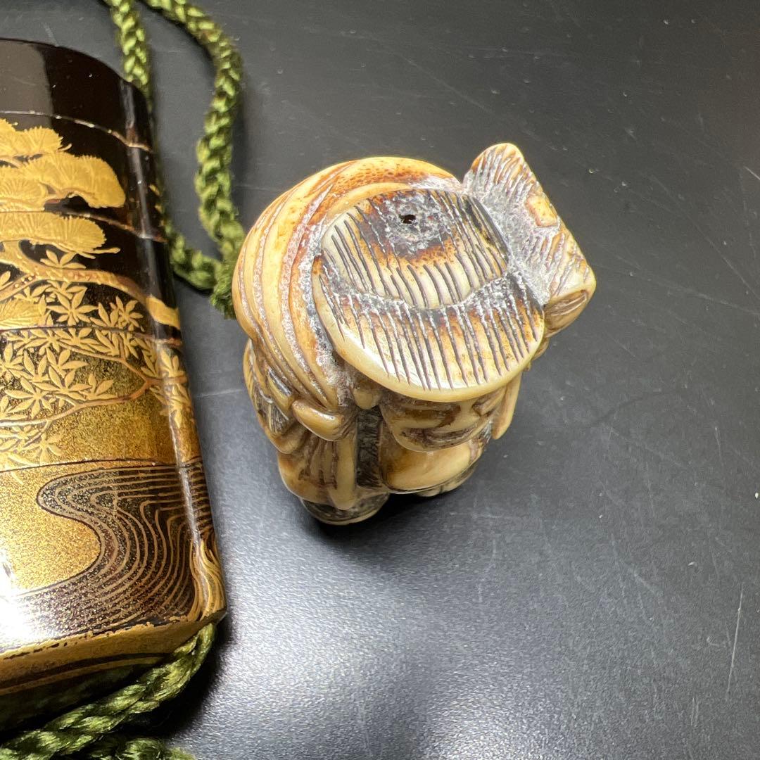 A-2 印籠 金蒔絵 装飾品 アンティーク 美術品 工芸品 漆芸 漆器 木