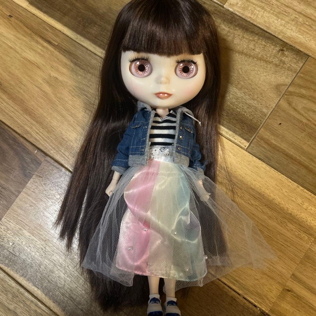 アイシードール 作家様アウトフィット付 ブライス 童顔 ロングヘア 美