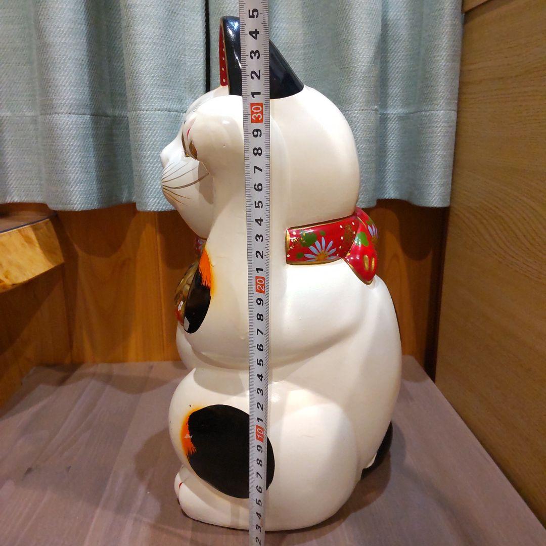 Tokukai公式アカウント05様専用 超特大 白猫 招き猫 まねきねこ 貯金箱