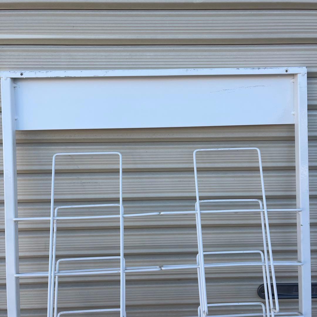 引き取り限定 スチール製 マガジンラック パンフレットスタンド 自立式