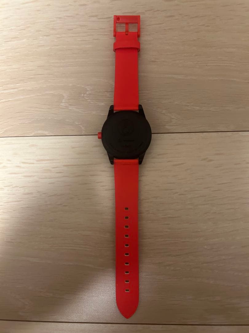 【試着のみ】エガちゃんねる　限定500　シチズン　コラボ　ソーラーウォッチ　赤