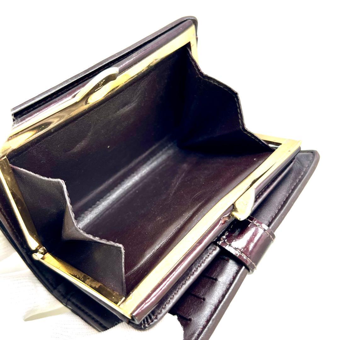 ルイヴィトン ヴェルニ ポルトフォイユ ヴィエノワ アマラント がま口