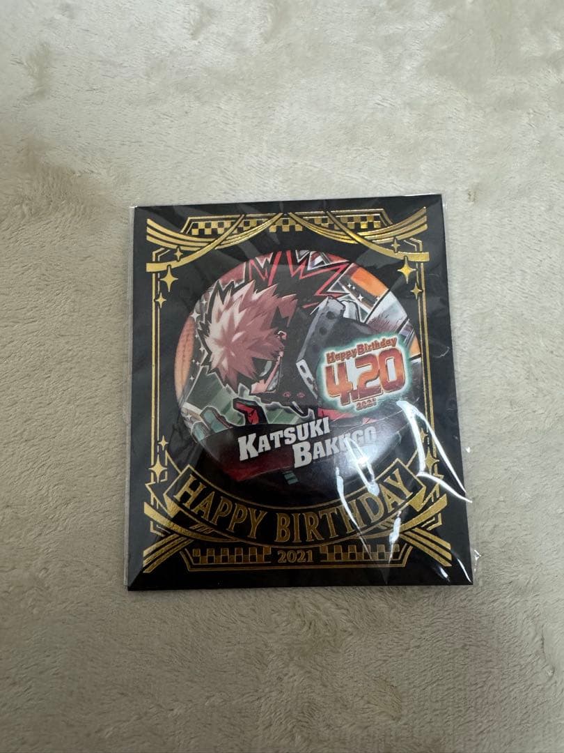 爆豪勝己 バースデー 缶バッジ 2021 - メルカリ