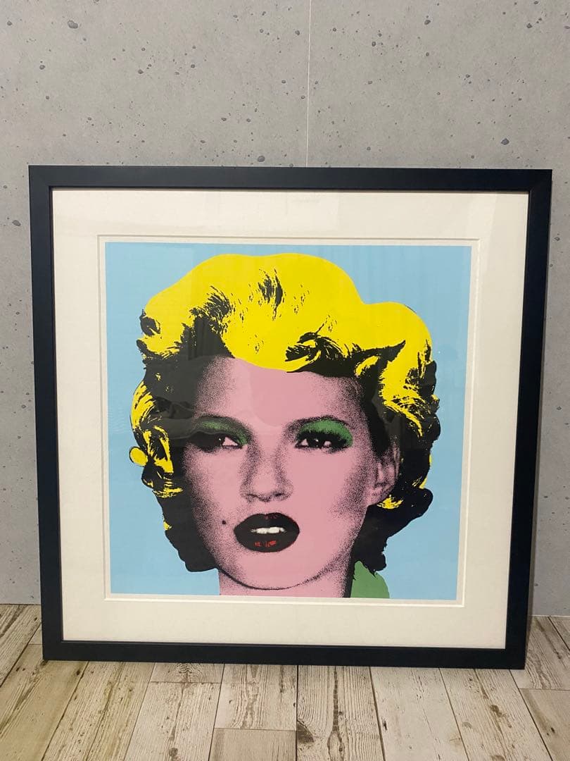 Banksy バンクシーKATE MOSS ケイトモス額装付き