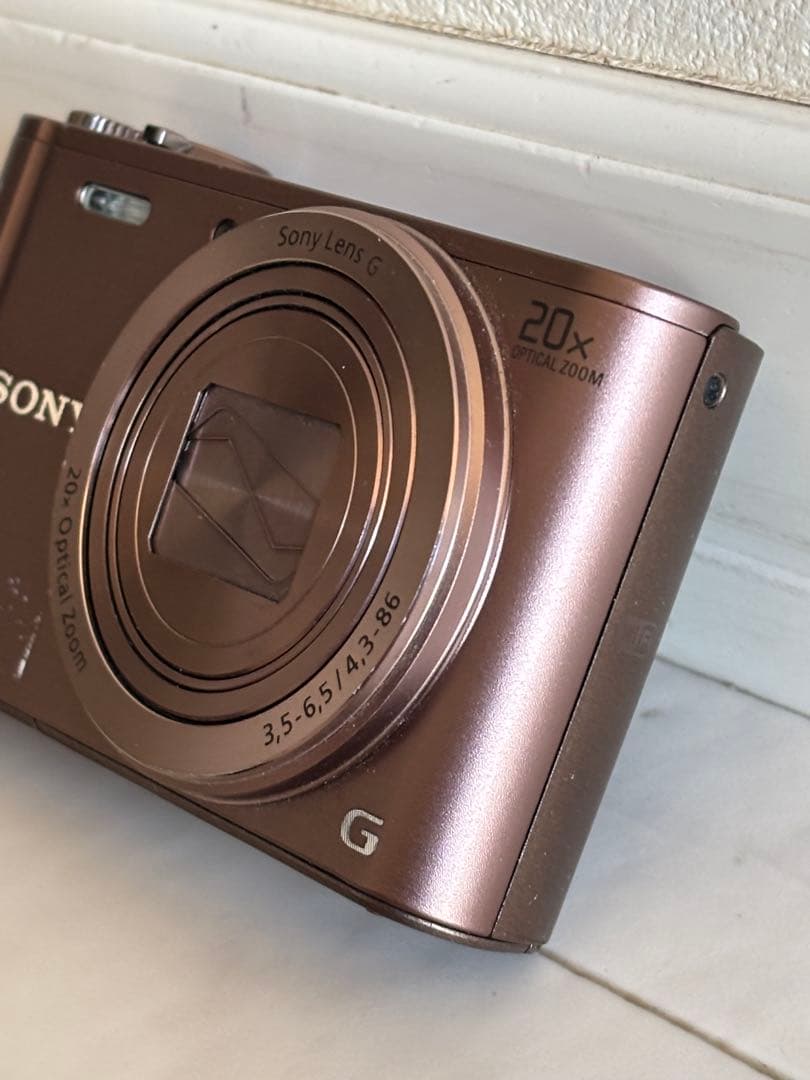 SONY コンパクトデジタルカメラ 20倍光学ズーム ブラウン 難あり