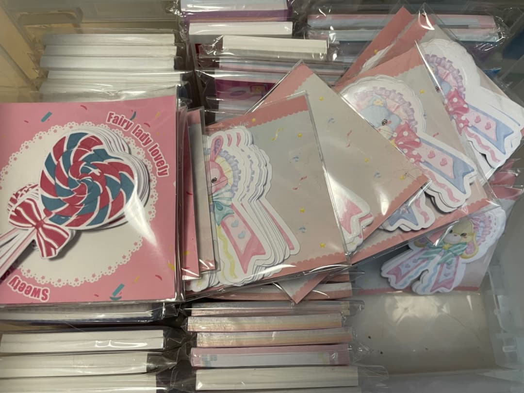 fairy セール lady メモ帳まとめ売り