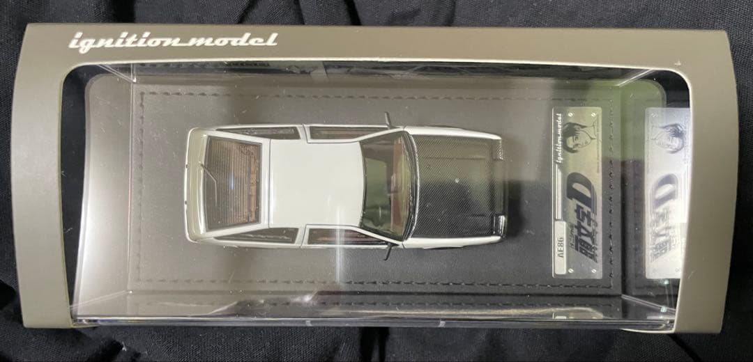 イグニションモデル　1/43 AE86 プロジェクトD仕様　藤原拓海フィギュア付