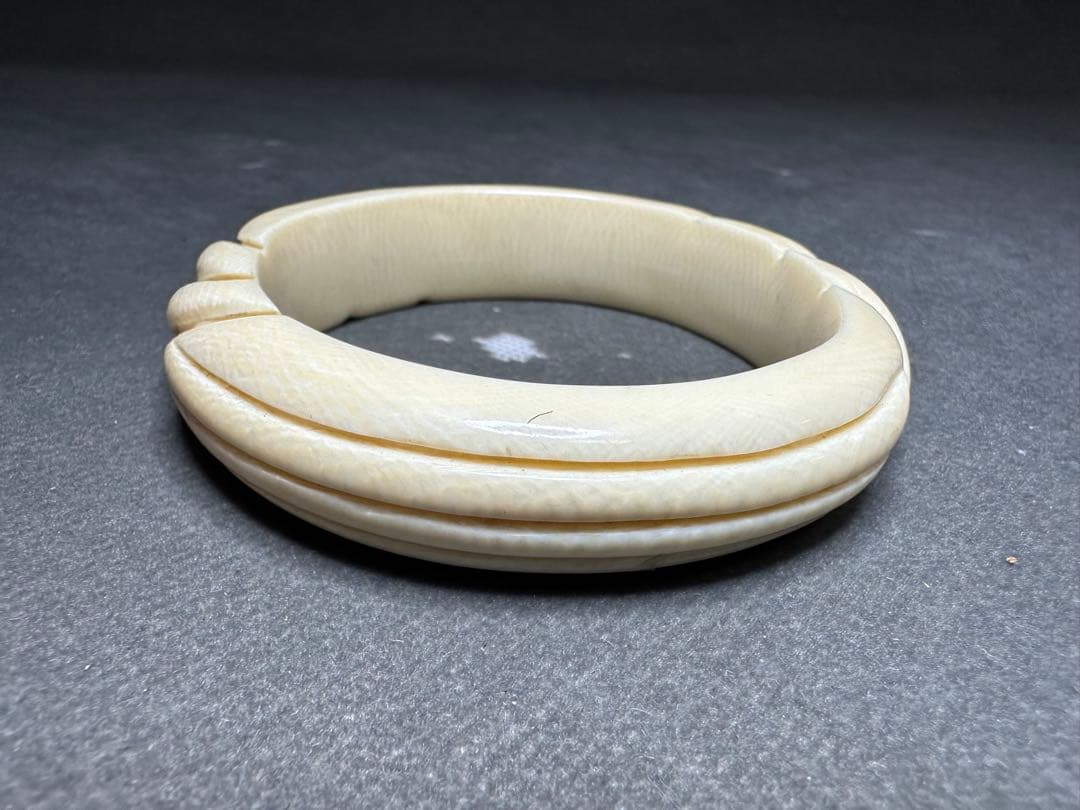 極上 バングル 天然素材 和装小物 骨董 美術品 アンティーク
