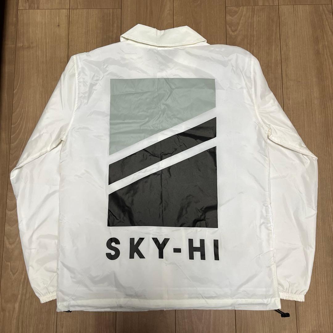 SKY-HI コーチジャケット M 白