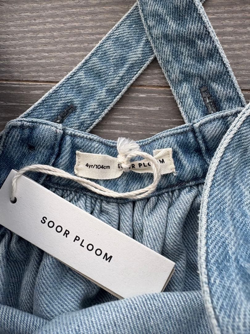 【新品未使用】soor ploom Eloise pinfore 4y