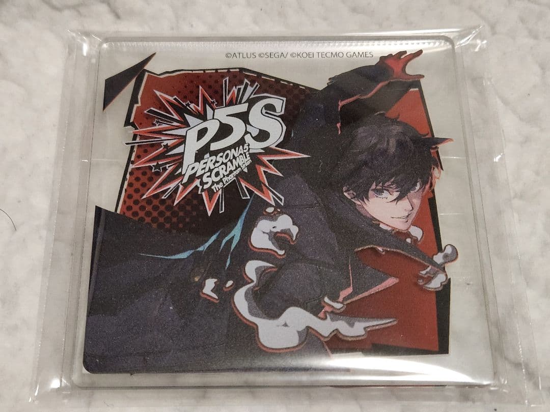 【ペルソナ5】フタバ図書　ANIMAX+カフェ　アクリルコースター　主人公