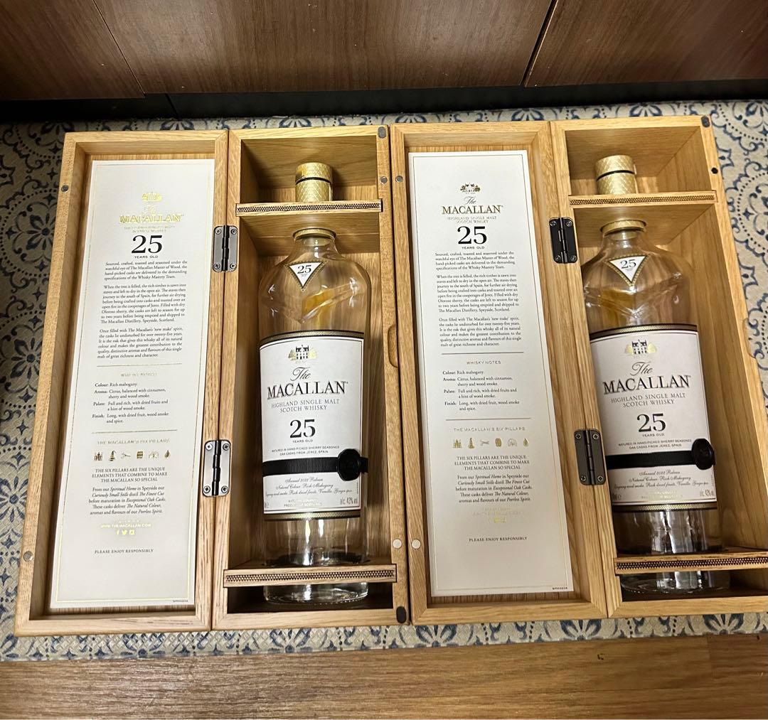 マッカラン30年 25年 2本セット