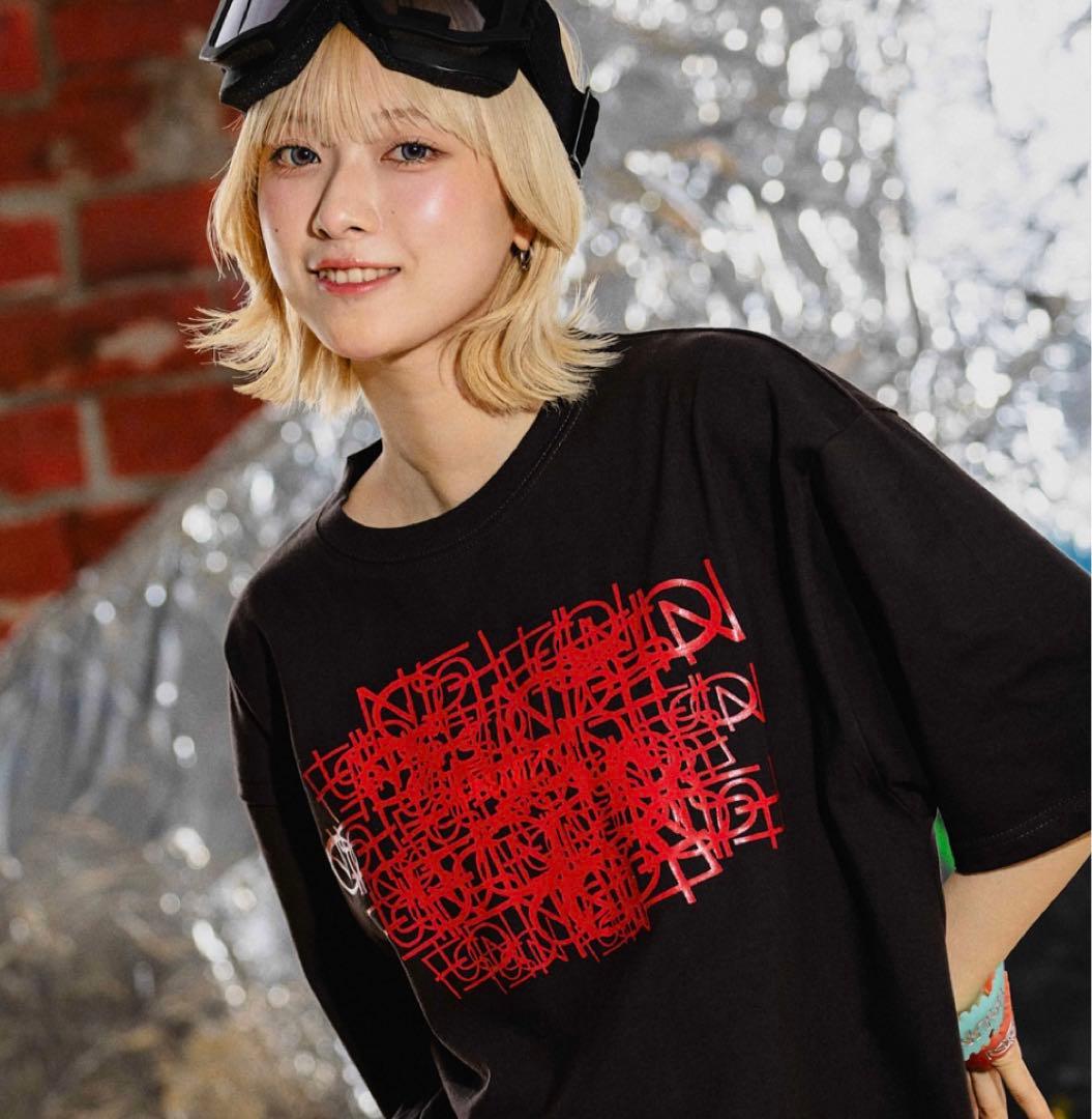 バウンディvaundyツアーグッズFUSION黒赤tシャツMサイズ