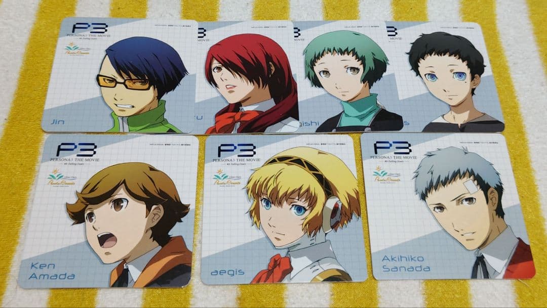 希少 ペルソナ 鳴上悠 主人公 コースター 3種 ダンシング パセラ