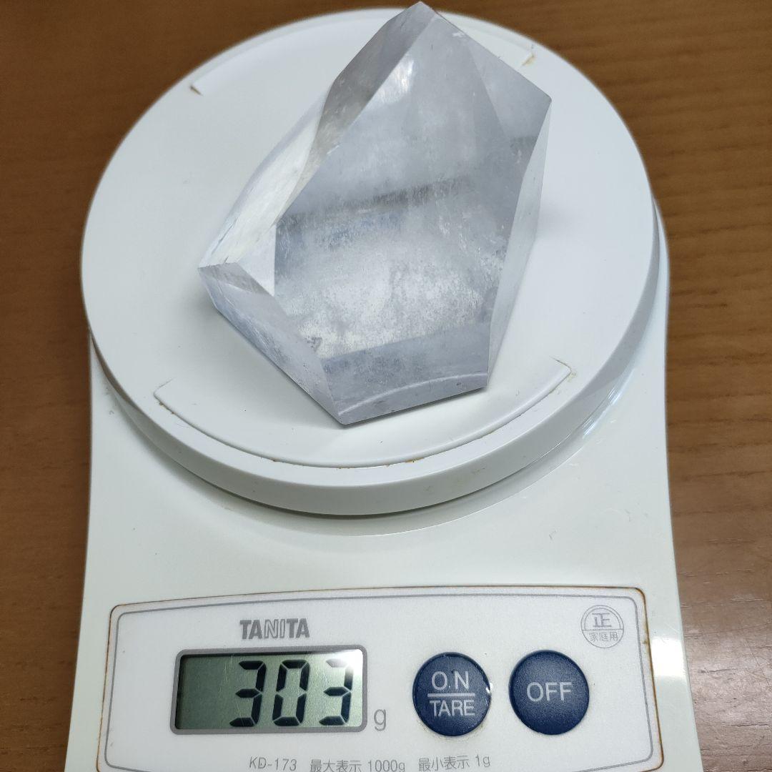 水晶原石ポイント 303g