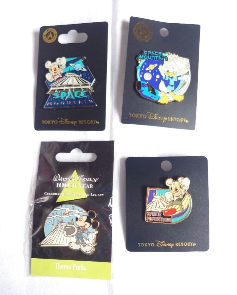 ディズニー スペースマウンテン ピンバッジ