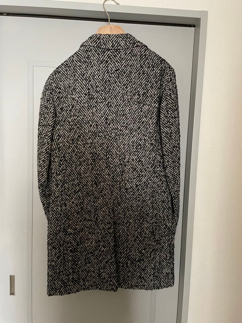 L.B.M. 1911 ルビアム コート ヘリンボーン 膝上丈 48 オ
