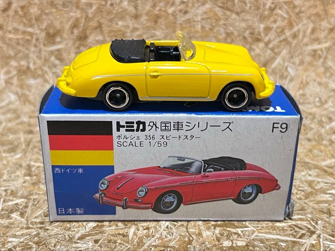 トミカ 日本製 青箱 F9 ポルシェ 356 スピードスター 小田急特注