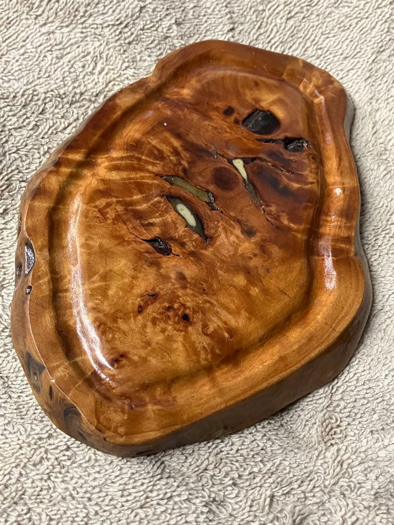 木製台座 自然形状 ブラウン - メルカリ