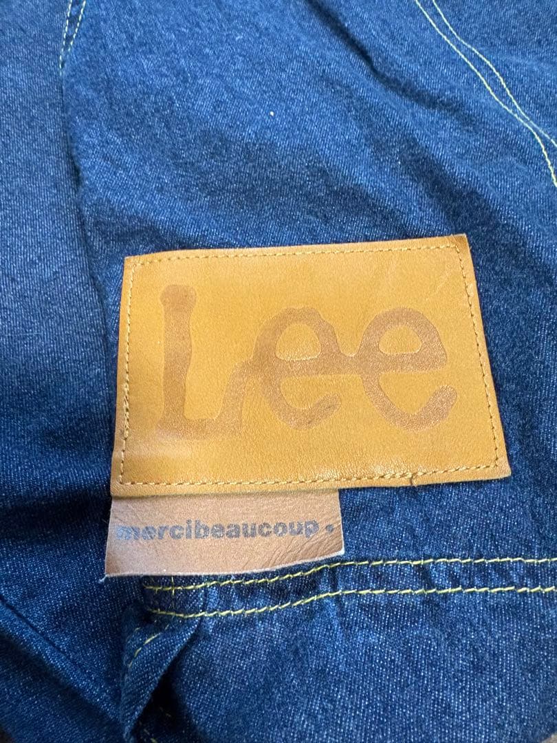 mercibeaucoup メルシーボークーLeeサロペット風サルエルデニム　M