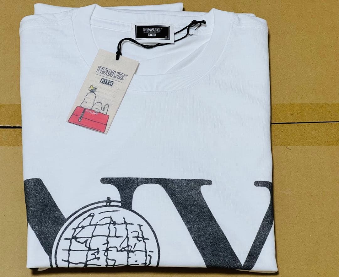 Kith for Peanuts NY TO THE WORLD Tシャツ M ×Kith NYC□Kith