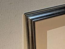 【真作】絵画　日本画6号　紅衣の佳人　美人画　上品な和装女性　W106