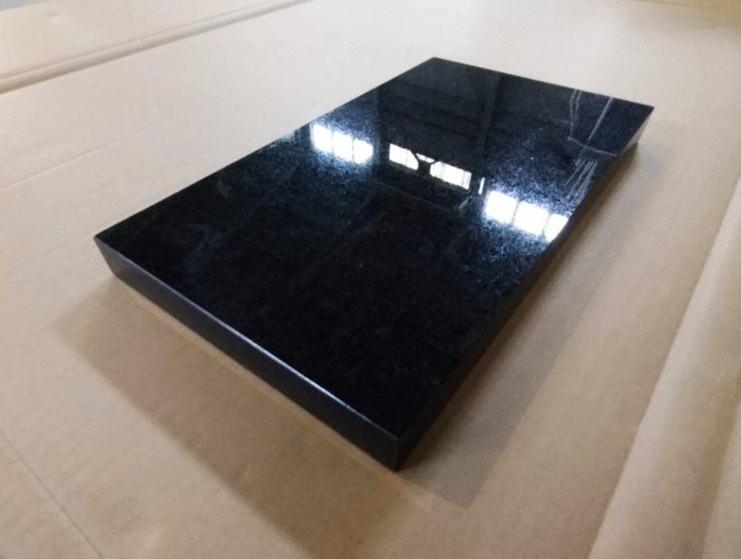 超最高級 天然黒御影石 オーディオボード○350×195×27○5