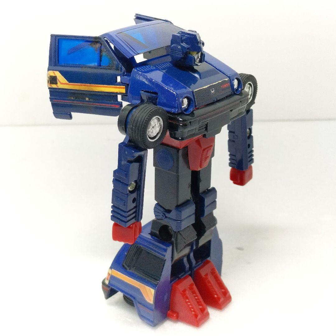 当時物 旧タカラ ダイアクロン カーロボット No.9 ホンダシティターボ