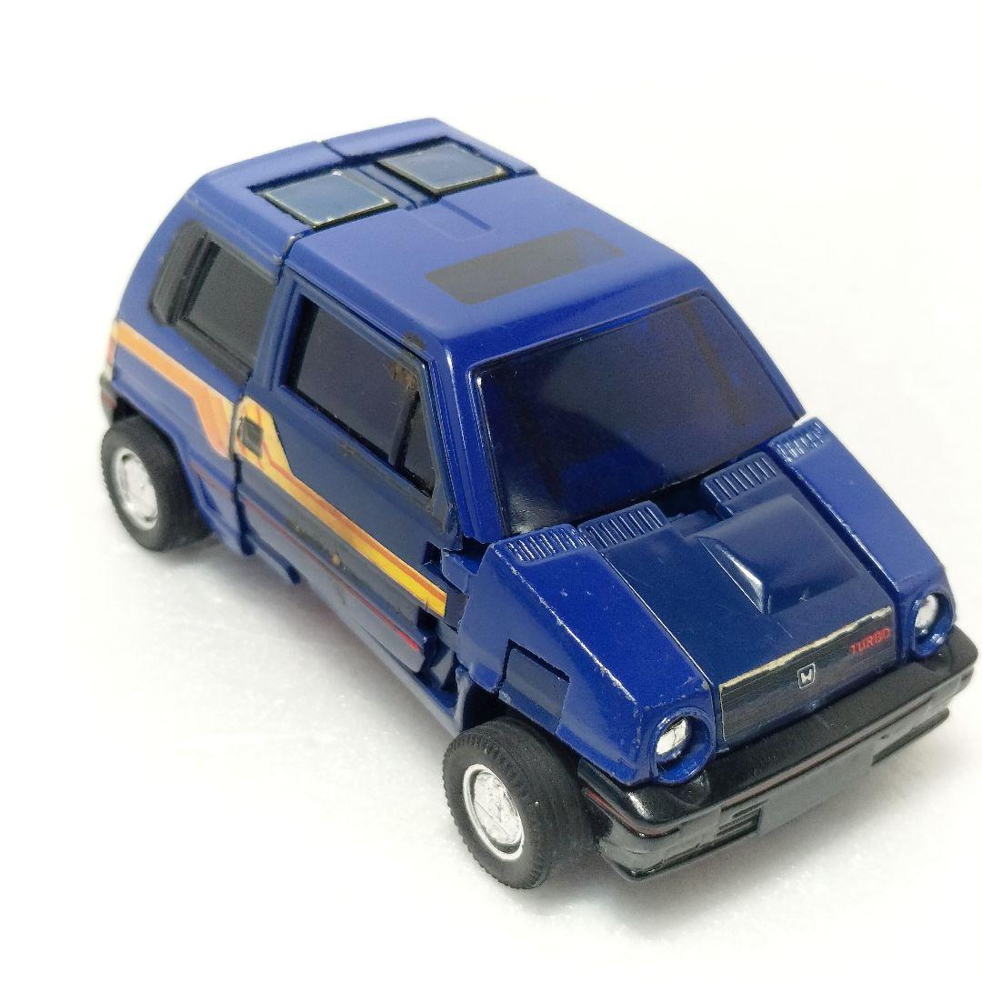 当時物 旧タカラ ダイアクロン カーロボット No.9 ホンダシティターボ