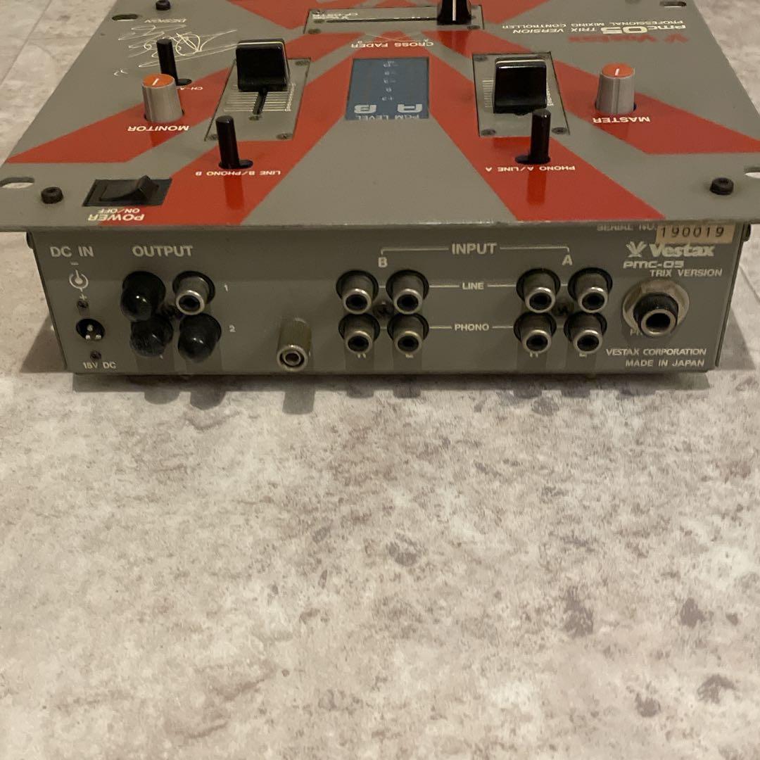 専用 Vestax pmc05 TRIXトリックス DJミキサー 通電確認⭕️