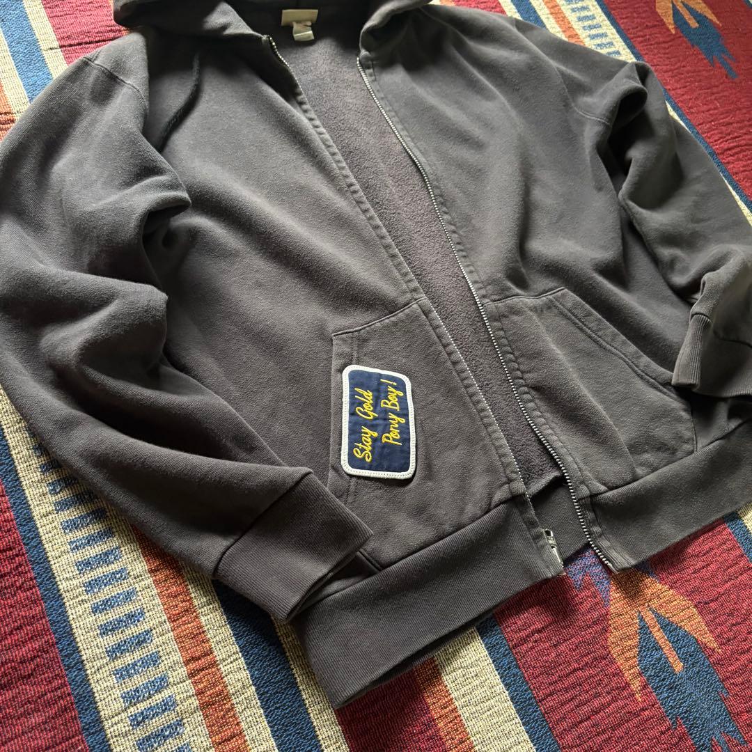 スミクロ フェード Schott(ショット) ジップパーカー 黒 ブラック M