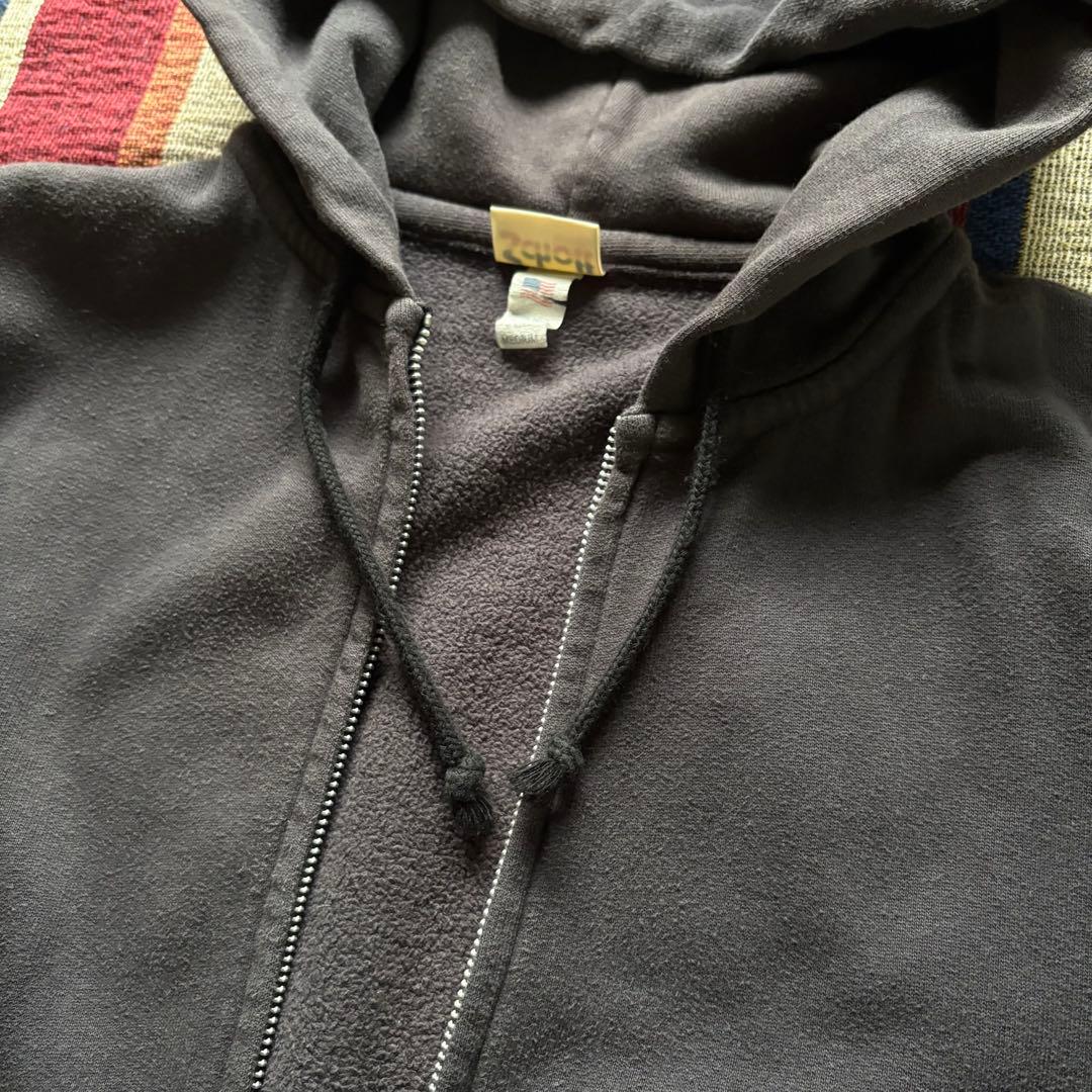 スミクロ フェード Schott(ショット) ジップパーカー 黒 ブラック M