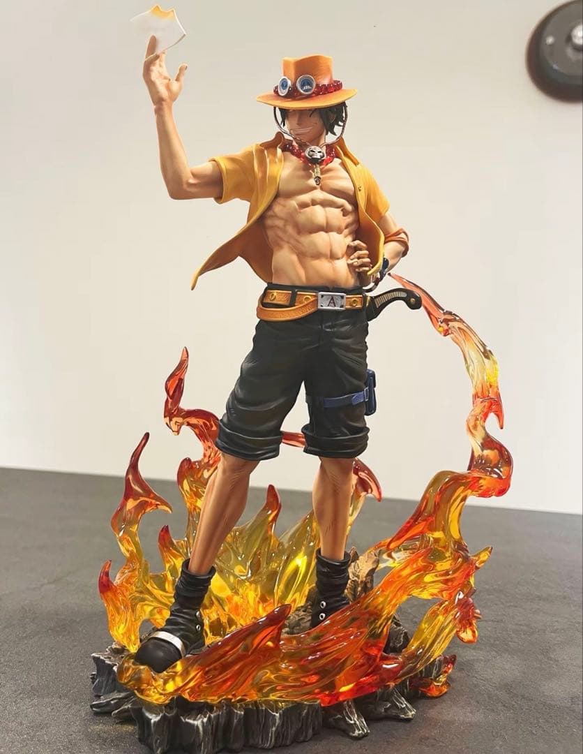 ワンピース 火拳のエース ガレージキット ガレキ スタチューX②