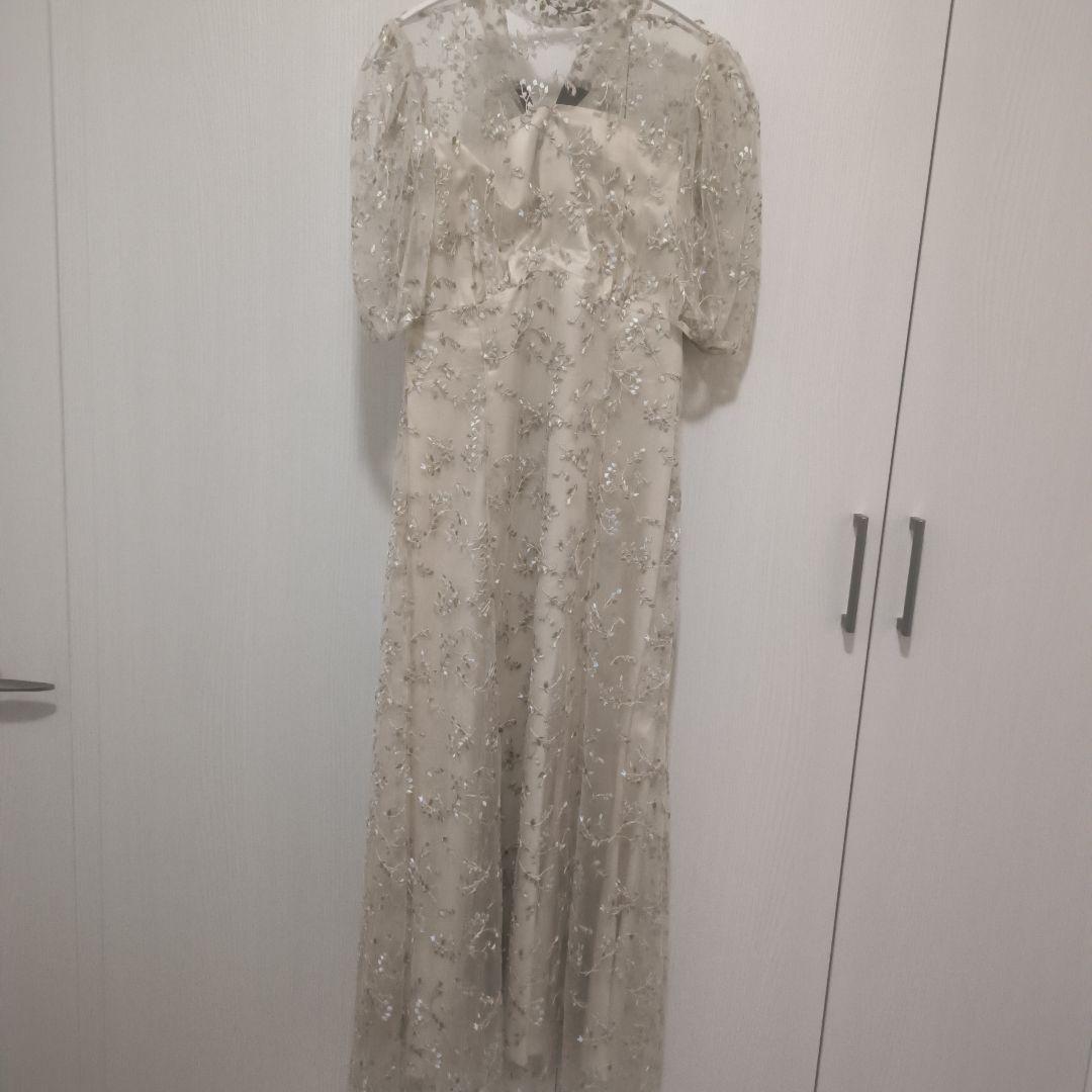 2025年新作 セルフォード 38 バックリボンスモールフラワードレス　308