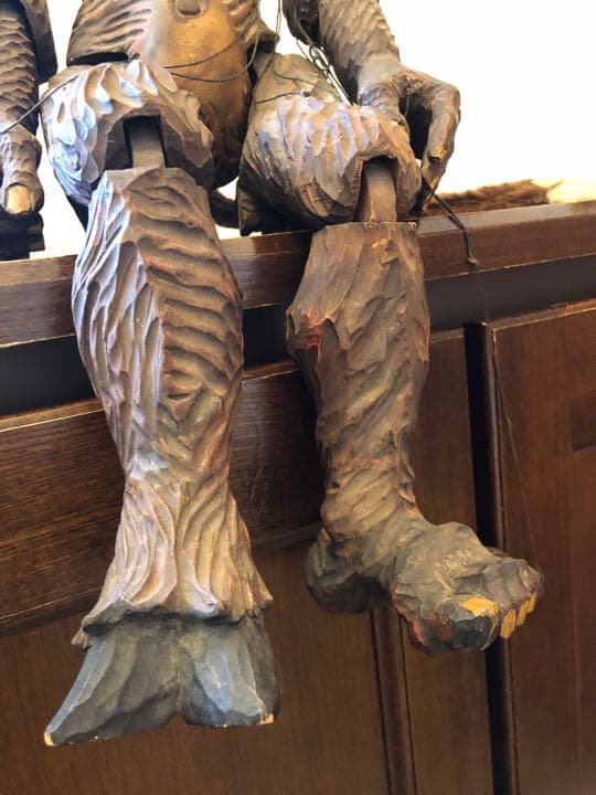 アンティーク　デビル 悪魔　Devil マリオネット　骨董　ミッドセンチュリー