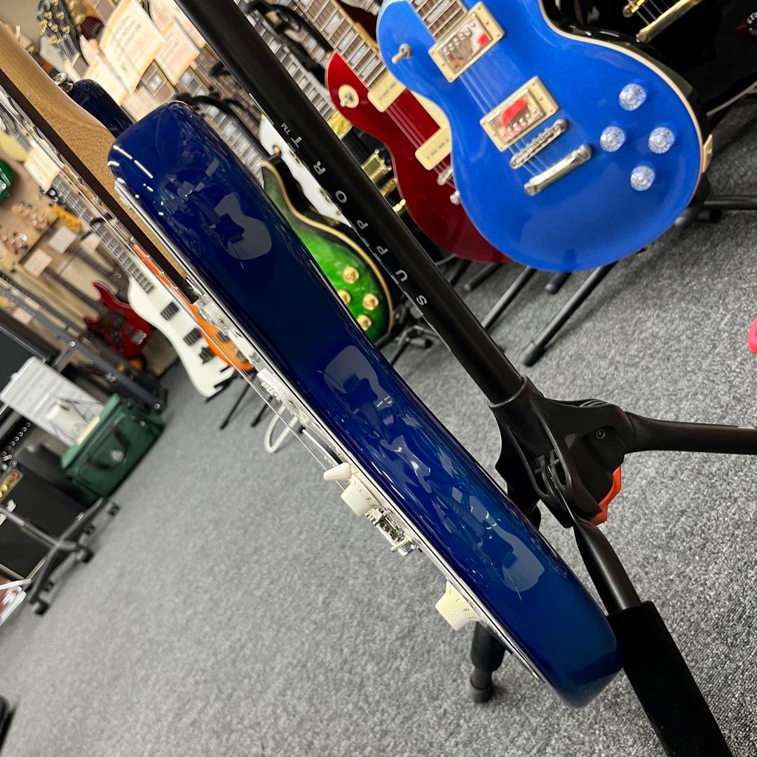 【11222】 BUSKER'S ストラトキャスタータイプ キルテ ブルー