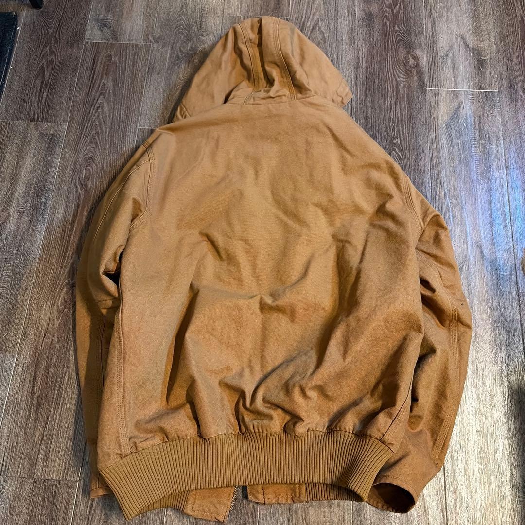 Carhartt フード付きブラウンジャケット M